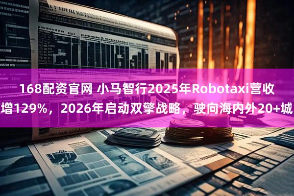 168配资官网 小马智行2025年Robotaxi营收增129%,2026年启动双擎战略,驶向海内外20+城